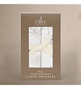 Oilo Premium Muslin Swaddle Blanket Set, Breathable 100% Turkish Cotton 4-Way Muslin, Soft Large ...