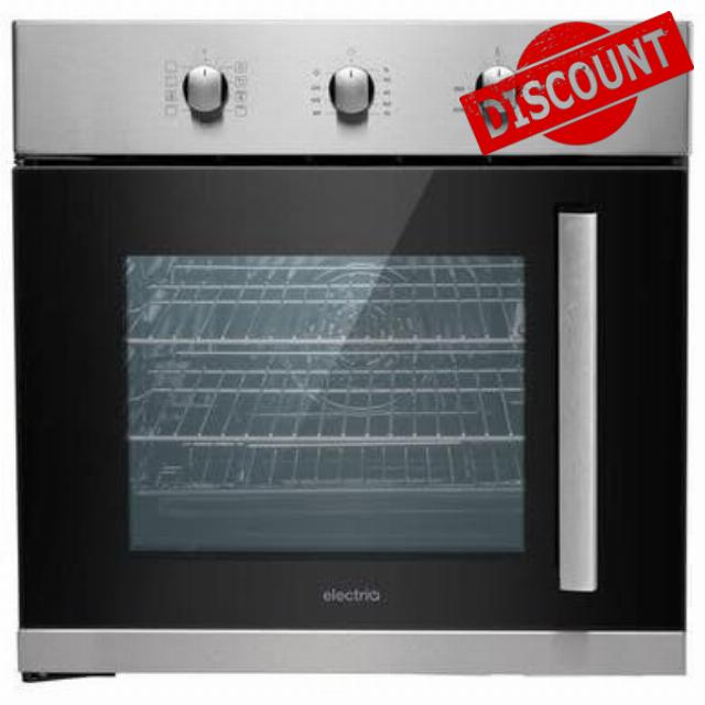 electriQ Fan Assisted Single Oven with Side Opening Door - Stainless Steel