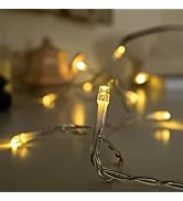 Festive Lights 5m 50 LED Solar Powered Indoor Outdoor Fairy Lights Decorative String Lighting wit...