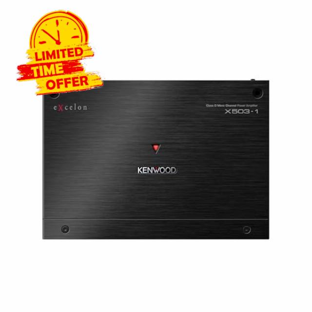 KENWOOD eXcelon X503-1 Class D Mono Power Amplifier – 1000W Max Power