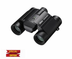 Nikon 12x25 S Dual-Hinge Design Stabilized Binoculars with Multilayer Lens Coatings