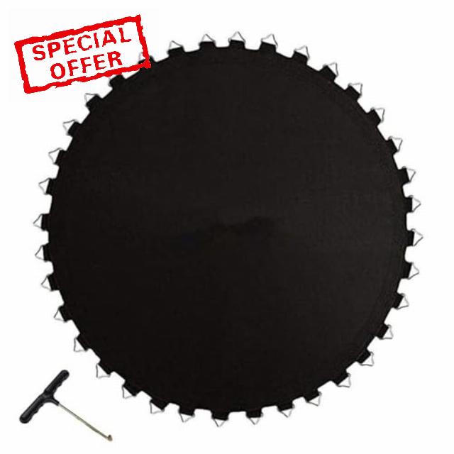Ssguopte Trampoline Mat with 60 V-Rings Fit 10ft Frames & 5.5" Spring