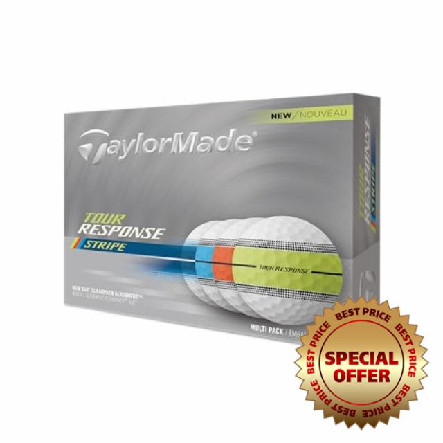 TaylorMade 2025 Golf Tour Response Stripe Multi Golf Balls