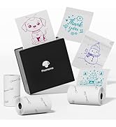 Phomemo Mini Printer - M02 Sticker Printer Print Pods Printer, Portable Photo Printer, Mini Therm...