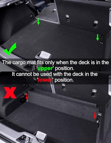 TPE All Weather Floor Liners Trunk Mat Accessories Interior Black