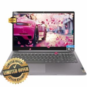 Lenovo IdeaPad 3i Chromebook Google Laptop - 15.6 inch FHD Large Screen - Chrome Student Kids School - 4GB RAM -96GB Storage+2TB Cloud Storage - HDMI - 2024 - Wi-Fi 6 - Long Battery Life