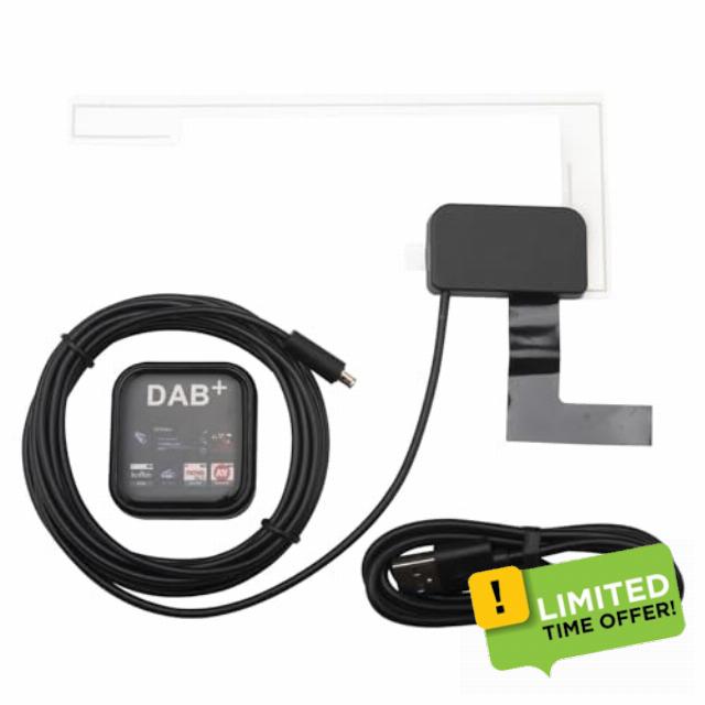 YILIANDUO DBA+ Digital Radio Receiver Car DAB Radio Adapter Antenna Kit USB DAB Digital Audio Transmission for Most Android Car Stereos