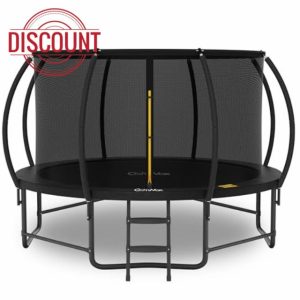 14FT 12FT 10FT 16FT Trampoline with Safety Enclosure & Weather Cover – ASTM Certified