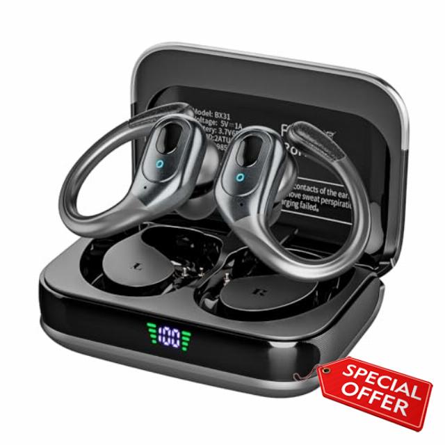 Bluetooth Headphones Wireless Earbuds with 75Hrs Playback