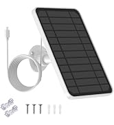 Gusfeliz Solar Panel for Blink Outdoor Camera, 5V 5W Blink Solar Panel Compatible with Blink Outd...