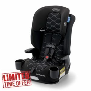 Graco Nautilus 2.0 LX ft. InRight Latch 3-in-1 Harness Booster Car Seat