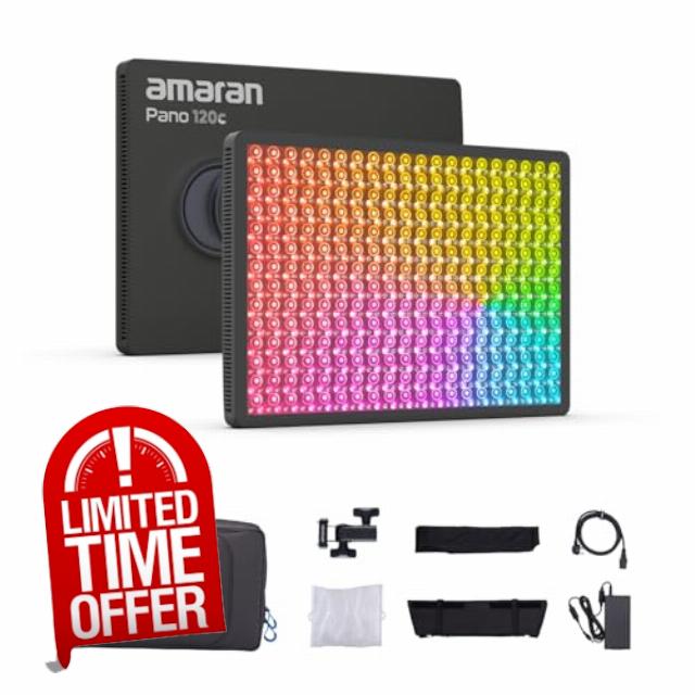 amaran Pano 120c Kit 120W RGBWW LED Panel Video Light APP Control