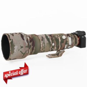 CHASING BIRDS Camouflage Waterproof Lens Coat for Sony FE 400-800mm F6.3-8 G OSS Rainproof Lens Protective Cover SEL400800 (Desert)