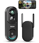 BOTSLAB 4K Dash Cam Front and Rear, Night Vision, 360° Rotatable Rear Camera, 2.45” IPS Screen, 1...