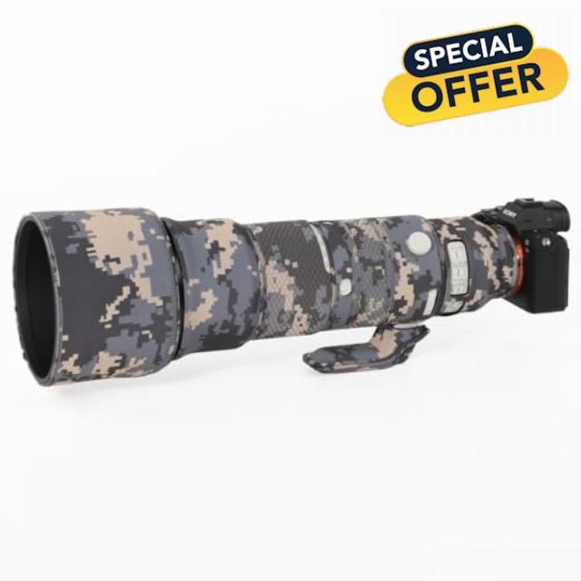 CHASING BIRDS Camouflage Waterproof Lens Coat for Sony FE 400-800mm F6.3-8 G OSS Rainproof Lens Protective Cover SEL400800 (Digital Camouflage)