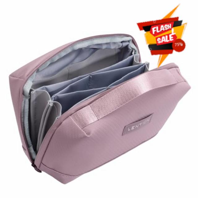 LENTION Portable Cable Organizer Bag
