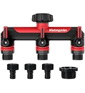 Wisdomgarden 2-way distributor, water distributor 2-way, simultaneous connection of 2 devices to d...