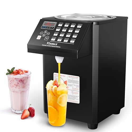 Upgrade 8.98QT High Capacity Stainless Steel Syrup Dispenser