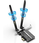 NEWFAST AC1300 Wifi Dongle High Gain USB Wifi Adapter for pc Wireless Dongle for pc, Support Wind...