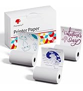 Phomemo Printer 300dpi - P2S Mini Printer for Smartphone, Portable Photo Sticker Printer, Mini Th...