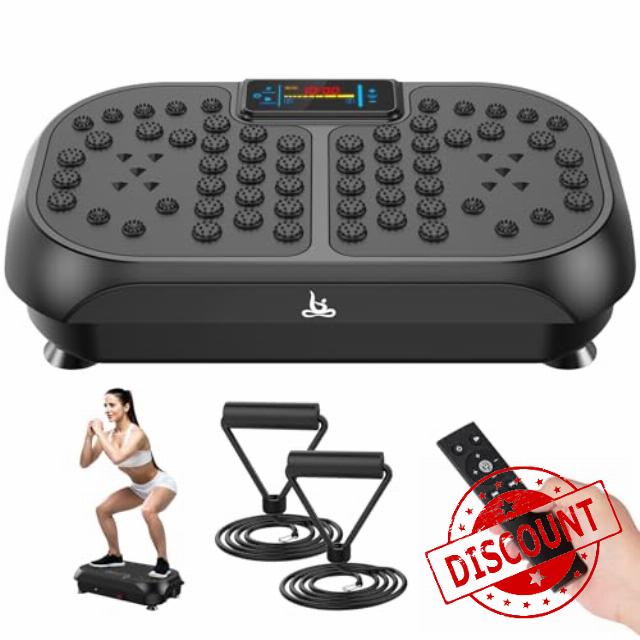 Vibration Plate Exercise Machine - CrazyFeb Vibration Plate for Lymphatic Drainage
