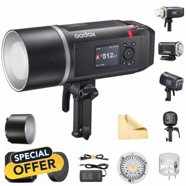 Godox AD600BMII AD600 bm(2025) Bowens Mount 600Ws Led Video Light High Speed Sync Outdoor Studio Flash Strobe with 2.4G Wireless X System