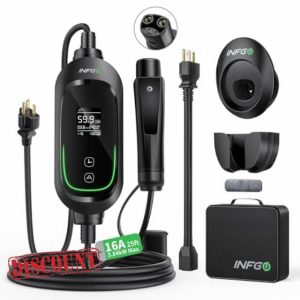Level 1 and Level 2 Portable EV Charger for Tesla