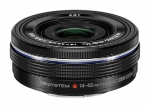 OM SYSTEM Olympus M.Zuiko Digital 14-42mm F3.5-5.6 EZ Black for Micro Four Thirds System Camera