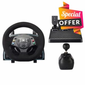 DOYO Gaming Racing Wheel with Pedals and Shifter