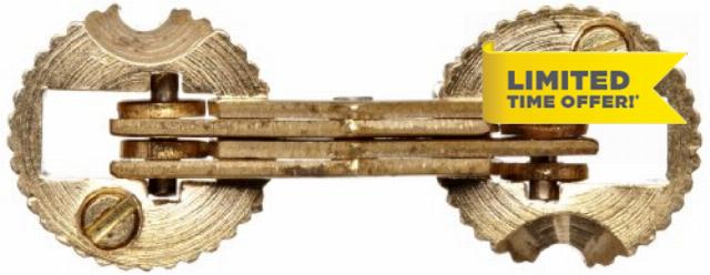 SOSS Mortise Mount Invisible Barrel Hinge