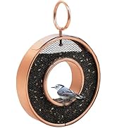 Good Directions BF116G Verde Fly-Thru Bird Feeder, Copper Accents, Multiple Perches