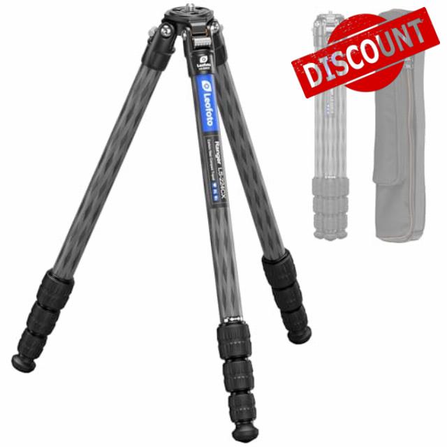 42.2" Carbon Fiber Travel Tripod with 4-Section Leg