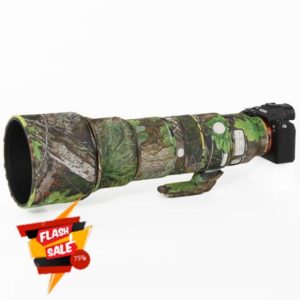 CHASING BIRDS Camouflage Waterproof Lens Coat for Sony FE 400-800mm F6.3-8 G OSS Rainproof Lens Protective Cover SEL400800 (Green Leaf Camouflage