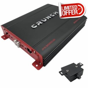 Crunch PX-3000.1D 3000W Monoblock Class-D Car Amplifier