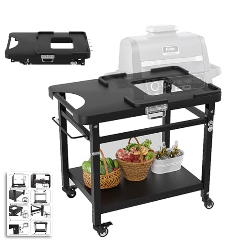 Griddle Stand for Ninja XSKUNSTAND OG700 OG800 OG900 Series OO101 Woodfire Pizza Oven Table Stand