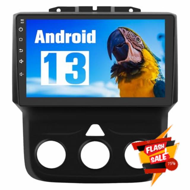 Car Radio Stereo for Dodge Ram 2013-2019 1500 2500 3500 Built in Carplay/Android Auto 9 inch Head Unit 2G RAM 64G ROM with DSP BT GPS FM WiFi