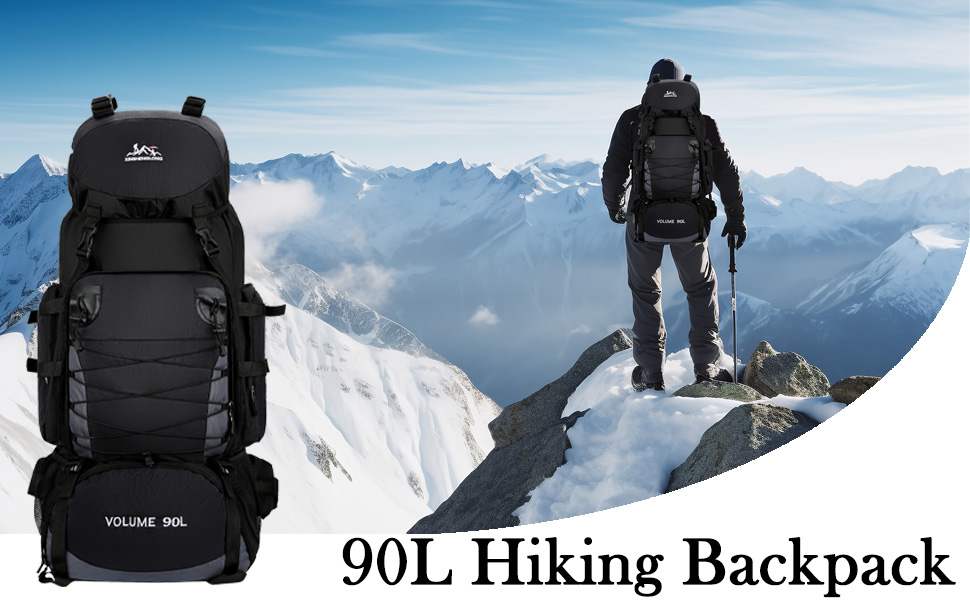 90L hiking backpack