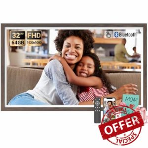 BSIMB 32 Inch Touchscreen Large Digital Picture Frame