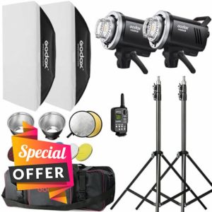 Godox MS300V Studio Strobe Light Kit for Photography