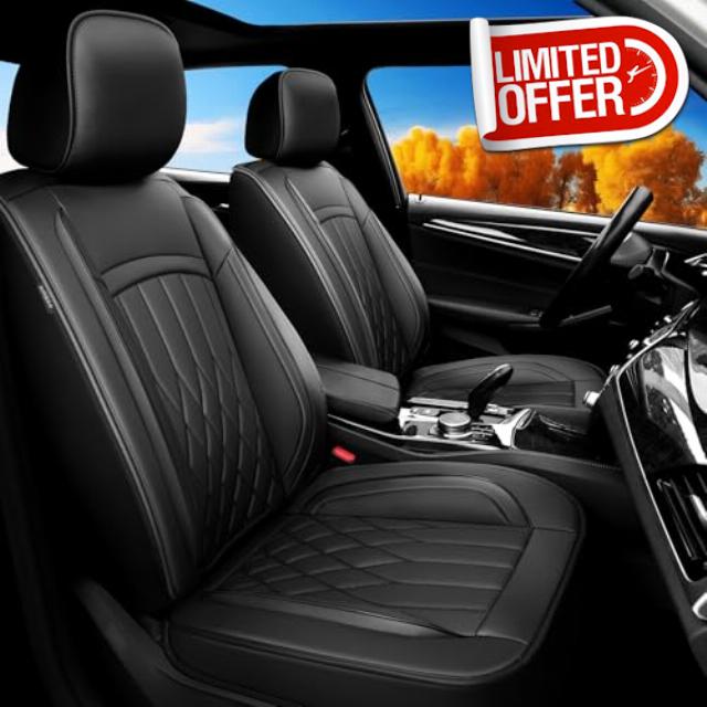 Car Seat Covers Compatible with Honda CRV CR-V 2011-2025 | Waterproof &Breathable Leather Automotive Seat Cushions Protector | Compatible with Airbag &Easy to Install