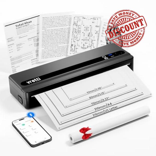etti Wireless Portable Printer