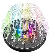 SZMP Solar Bird Bath Fountains 2024 Upgraded, 3.5W Solar Powered Water Fountain Pump with 2200 Ba...