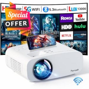 Projector with WiFi and Bluetooth
