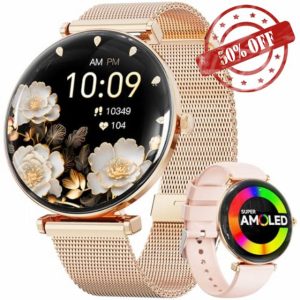 Hwagol Smart Watch[Call/Metal Slim] Android iPhone Compatible