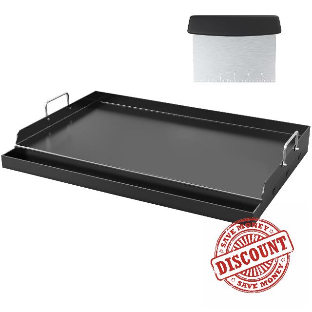 25"×16" Nonstick Universal Griddle for Gas Grill