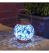 Festive Lights - 45cm Solar Power Aurora Stain Cool Fiesta Realistic Flame Outdoor Hanging SMD LE...