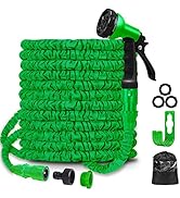 BABADU 100FT Expandable Garden Hose Pipe,Flexible Expanding Magic Hose with 3/4