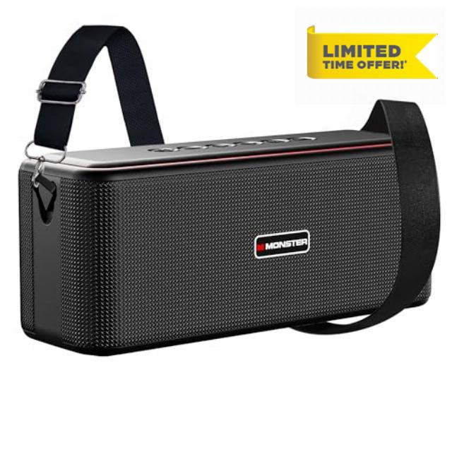 Monster Shock Pro Bluetooth Speaker with Strap