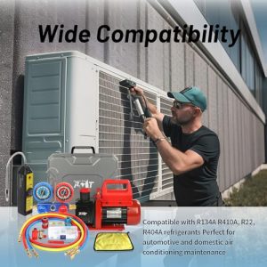 with Leak Detector & PVC Storage Case - for R134A