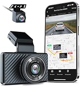BOTSLAB Action Camera 4K 20MP, Dual Purpose Action Camera and Dash Cam, Waterproof, EIS Stabiliza...